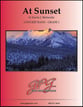 At Sunset Concert Band sheet music cover